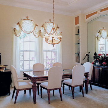 Formal Dining Room Window Treatments