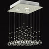 Modern Chandelier Rain Drop Crystal Ball Ceiling Lamp