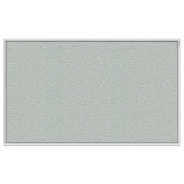 Ghent's Vinyl 18" x 24" Bulletin Board with Aluminum Frame in Silver
