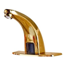 LenoxP Gold Tone Sensor Faucet - Bathroom Sink Faucets