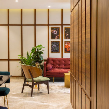 A Waltz of Prints by 1405 Design Studio : Passage to the bedrooms