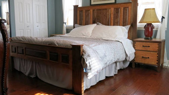 Craftsman Style Hardwood Bedroom Set
