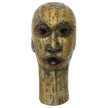 Benin Brass & Copper Head
