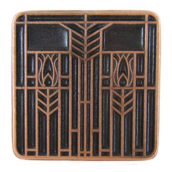 Inviting Home Inc. - Prairie Tulip Knob, Antique-Style Copper - Cabinet And Drawer Knobs