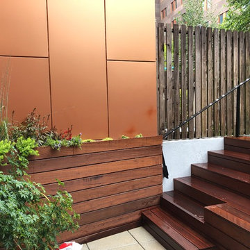 Brooklyn backyard with small playground