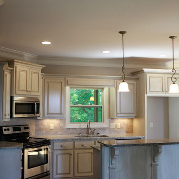 Paint Glazed and Stain Glazed with Rope Molding