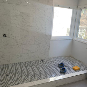 Tub inside Shower. Can never go wrong