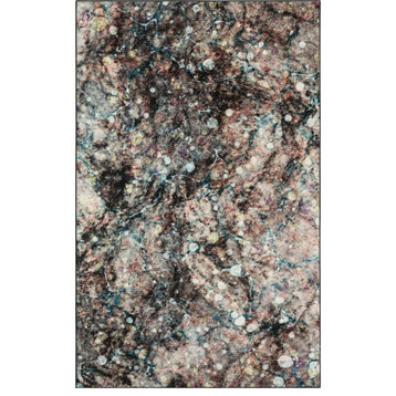 Mohawk Home Layered Marble Graphite 4' x 6' Area Rug