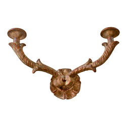 Niermann Weeks Hand Carved Wooden Sconces - Wall Sconces