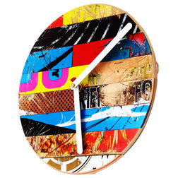 Eclectic Wall Clocks by Deckstool - Recycled Skateboard Furniture