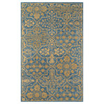 Momeni - Momeni Cosette Hand Tufted Traditional Area Rug Blue 8' X 11' - The intricate ornamentation of this traditional area rug is rich with regal embellishment. Moroccan-inspired arabesques and medallions recall the repeating patterns of antique encaustic tiles, filling the floor with captivating designs that are beautiful to behold. Hand-tufted construction enhances the artisanal beauty of each floorcovering with an enduring quality woven from natural wool fibers.