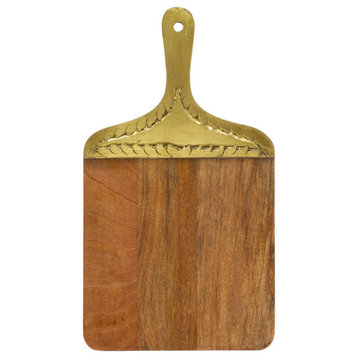Brown Wood Natural Decorative Cutting Board, 1x18x10