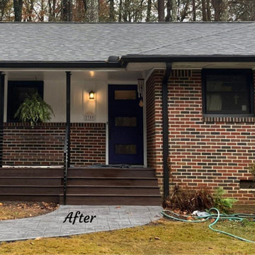 Front Porch Remodel | Mid-Century Modern with Advanced Structural Technology