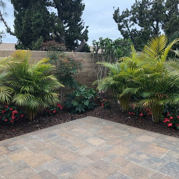 Orange Backyard Patio