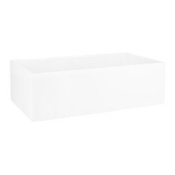 36" Torun Fireclay Farmhouse Sink - White - Kitchen Sinks