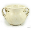 Scavo Dori, Cachepot With Two Handles, Lg, Antique White, 12 X 10'' High