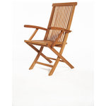 ARB Teak & Specialties - Teak Folding Armchair Klip Klap - You'll love ARB Teak classic folding Klip Klap chairs. Teak wood is never too cold or too hot, which means these chairs are perfect for outdoors.