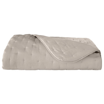 Yves Delorme Triomphe Bedding, Pierre, Queen, Quilted Coverlet