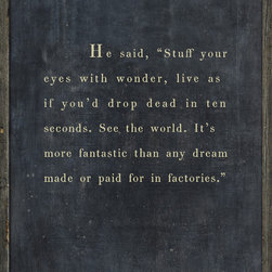 The Book Collection Ray Bradbury Art Print - Picture Frames
