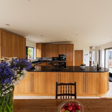 Isle of Wight Golden Oak Kitchen designed and Made by Tim Wood