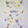 Purple, Lavender, and Yellow Butterfly Mobile
