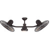 Circulaire Bronze One Light Ceiling Fan