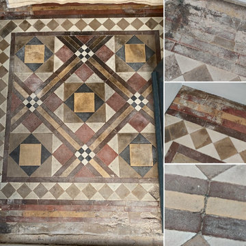 Restoring a Victorian Tiled Vestibule Discovered Under Carpet in Cheadle