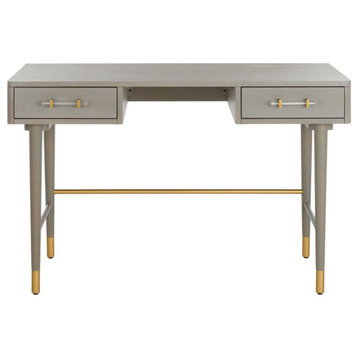 Jannis Mid Century Desk Gray