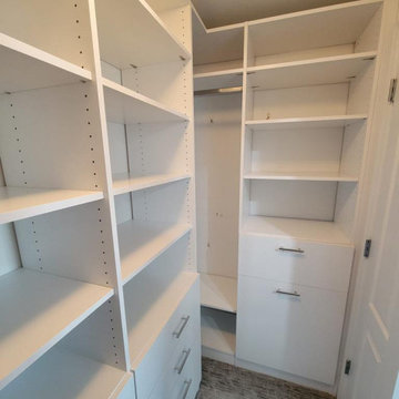 A Room of Your Own: Creating a White Walk-In Closet