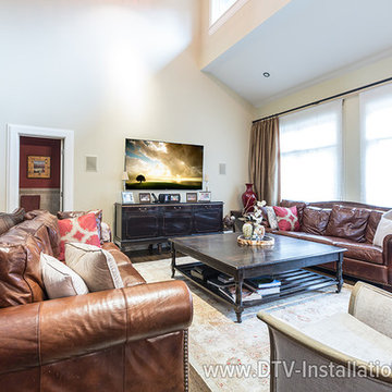 Wiring and installation for customer owned tv