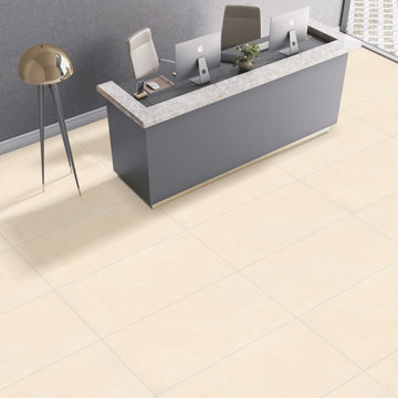Classic Ivory Large Porcelain Tiles – Lappato, Rectified, Porcelain