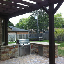 Outdoor Grill Island