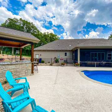 Pool House and Screen Room Area