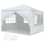 Yescom - 10'x10' Outdoor Party Tent Pavillion With 4 Side Walls, White - Features: