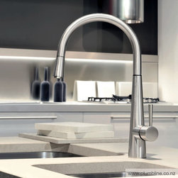Just Kitchen Mixer With Pull Out Spout - Utility Sink Taps