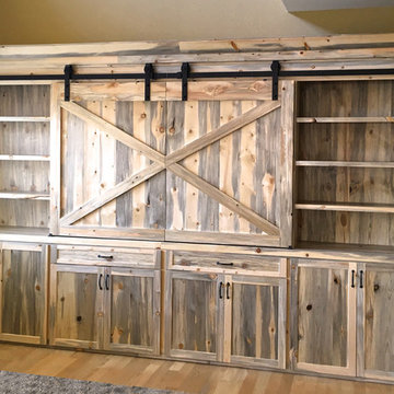 Beetle Kill Pine Entertainment Center