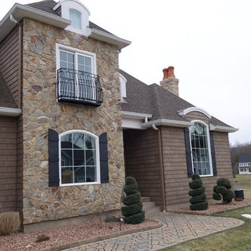 Custom Portland Mosaic Natural Thin Stone Veneer