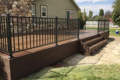Example of a trendy deck design in Salt Lake City