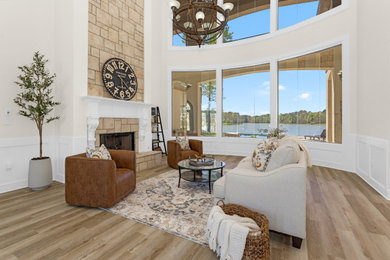 Living room photo in Houston