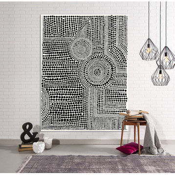 Clustered Dots A Fine Art Giant Canvas Print 54"X72"