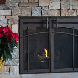 Custom Fireplace Door - Indoor Fireplaces