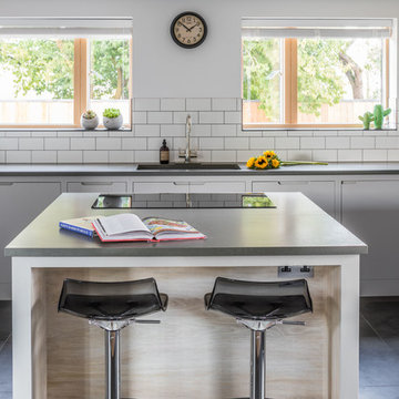 Contemporary Grey Industrial Kitchen