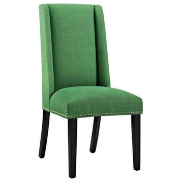 Modway Modway Baron Fabric Dining Chair, Green