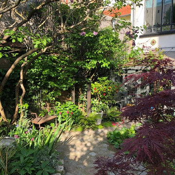 Aménagement paysager d'un jardin de ville à Malakoff...