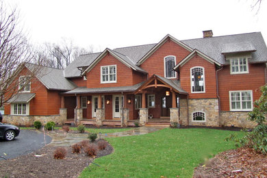 Traditional exterior home idea in Philadelphia