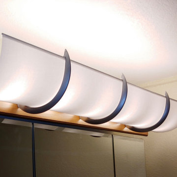 Bath shades before and after