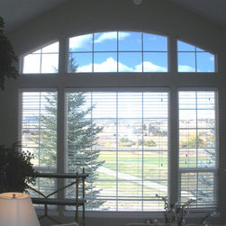 Arch Shaped PolyCore Shutter install - Interior Shutters