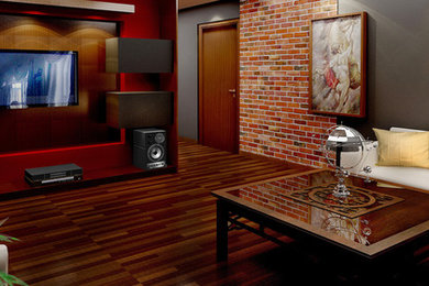 Example of a classic home design design in Chicago