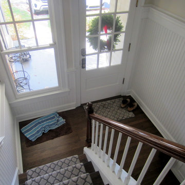 LAUREL HOLLOW RESTORATION: CUSTOM JACOBEAN/GREY BLEND AND BONA TRAFFIC HD SATIN
