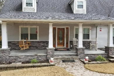 Inspiration for a contemporary exterior home remodel in Atlanta